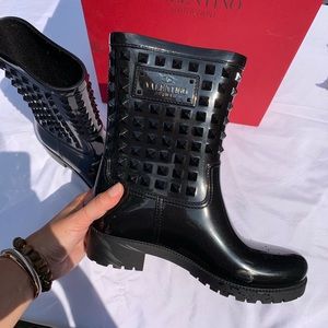 Valentino Garavani Rockstud Rainboots